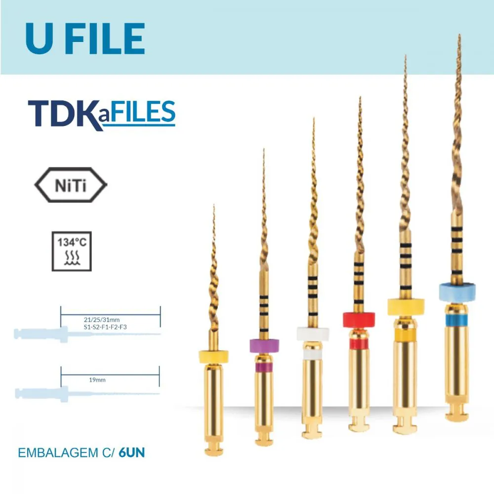 Lima-Rotatoria-U-File-TDK Lima Rotatória U File TDK (C/6 Unidades) - Imagem 1